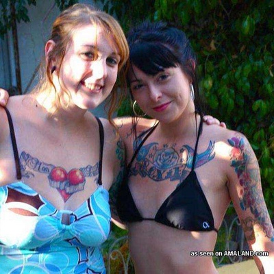 Wild and hot alternative babes