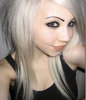 Cute Blonde Emo Teen Camwhoring