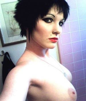 Punk Rock Hottie With A Big Tits