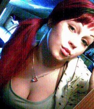 Redhead Emo Hottie Camwhoring With Cleavage View